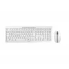 CHERRY Stream Desktop Tastatur Maus enthalten Büro RF Wireless QWERTZ Deutsch Weiß