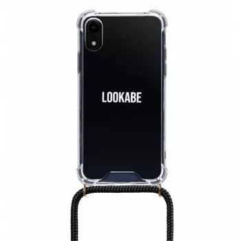 Cover Coros LOO004 iPhone XR 15,5 cm (6,1 Zoll) Schwarz Transparent