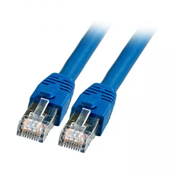 EFB-Elektronik RJ45 Patchkabel Cat.8.1 S/FTP LSZH BC Blau 5m Hersteller: EFB Elektronik (K5528BL.5)