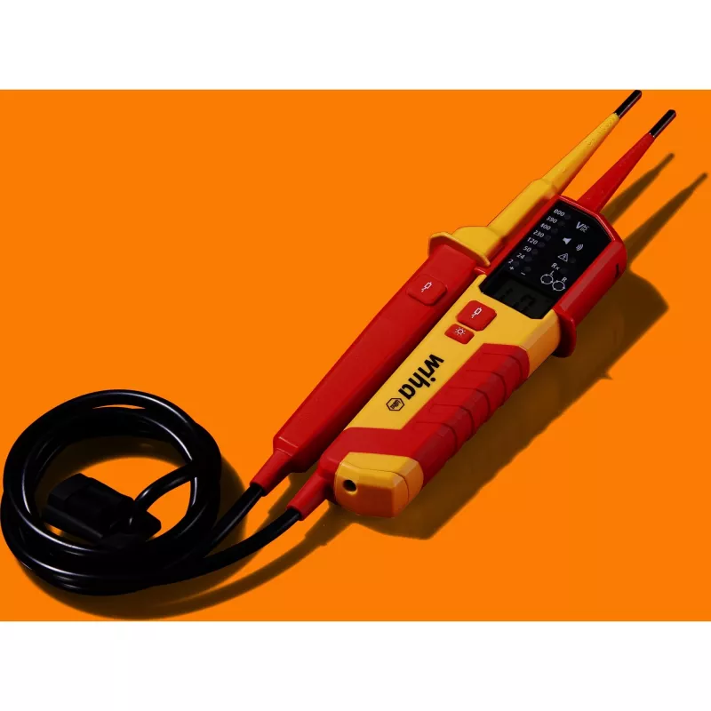 Spannungs- und Durchgangsprüfer Wiha 45216 12–1000 V AC, Handprüfer für Wechselspannung und Durchgang