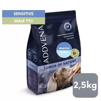 ADDVENA Power of Nature Adult Sensitive Small Lamb - Trockenfutter für Hunde - 2,5 kg