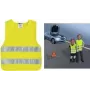 Kinder-Sicherheitsweste IWH Kinder-Pannenweste 540303, fluoreszierend gelb, 100% Polyester