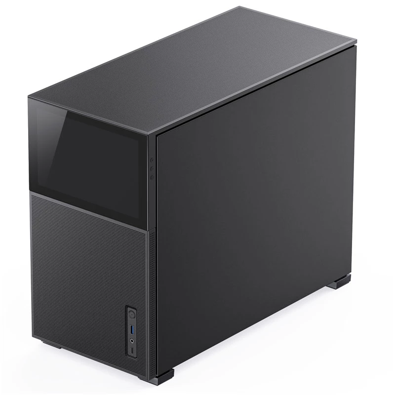 Jonsbo D31 MESH Screen Micro-ATX-Gehäuse, gehärtetes Glas - schwarz