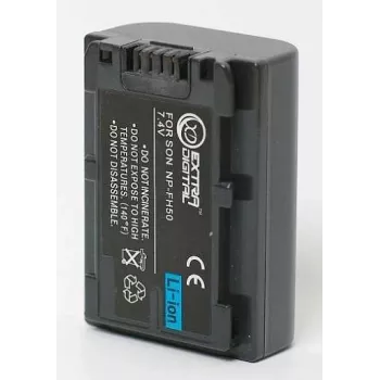 Extra Digital Akku NP-FH50 7,2V 1860mAh für kompatible Kameras und Recorder