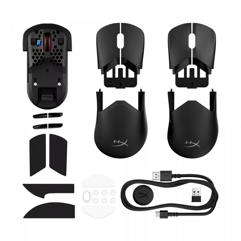 HyperX Pulsefire Saga Pro Wireless Gaming-Maus (Schwarz)
