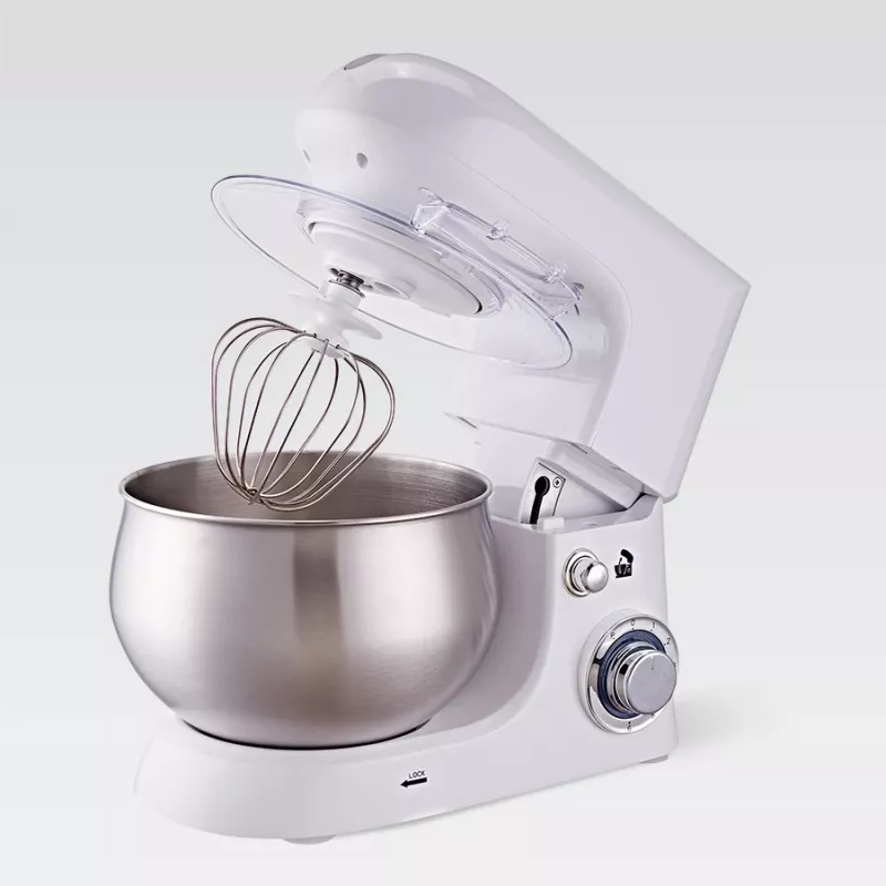 Planetenrührer Maestro MR-559 Standmixer, 5,0 L Edelstahlschüssel, 2000 W, 6 Geschwindigkeiten, Drehregler