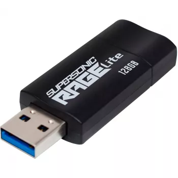 USB-Flash-Laufwerk PATRIOT Supersonic Rage Lite 128 GB USB Type-A 3.2 Gen 1, 180 MB/s, blau/schwarz