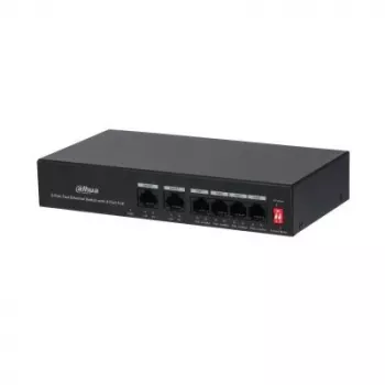 Dahua Technology PoE DH-PFS3006-4ET-36 Netzwerk-Switch Fast Ethernet (10/100) Power over Ethernet (PoE) schwarz