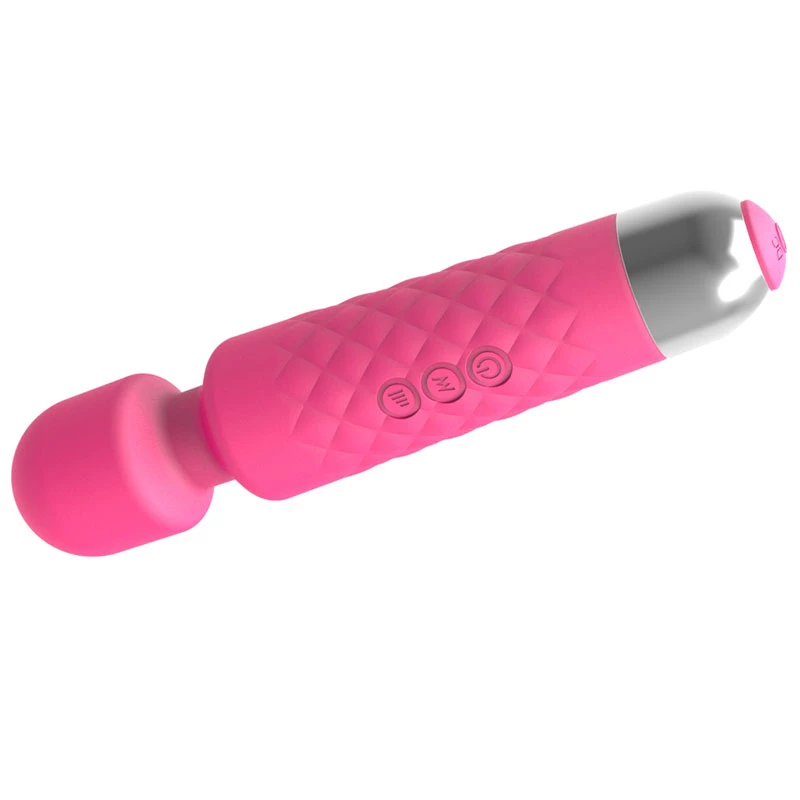Klitoris-Massagegerät Erolab Wand-M MFN01r Rosé Pink — kompakter Massagestab im Zauberstab-Stil