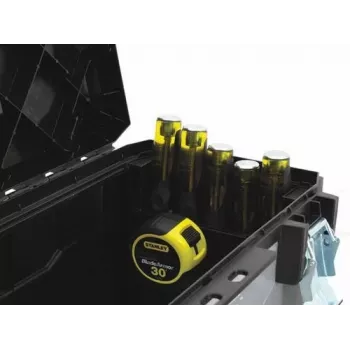Stanley 1-95-616 Kleinteile-/Werkzeugkasten Schwarz, Grau