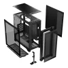 PC-Gehäuse MODECOM VOLCANO EXPANSE S MIDI Schwarz — Temperglas, USB-C, unterstützt Micro-ATX, GPU bis 430 mm