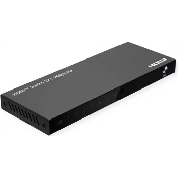 ROLINE HDMI Switch 5-fach 4K60Hz HDCP2.3+ IR Fernbedienung (14.01.3618)