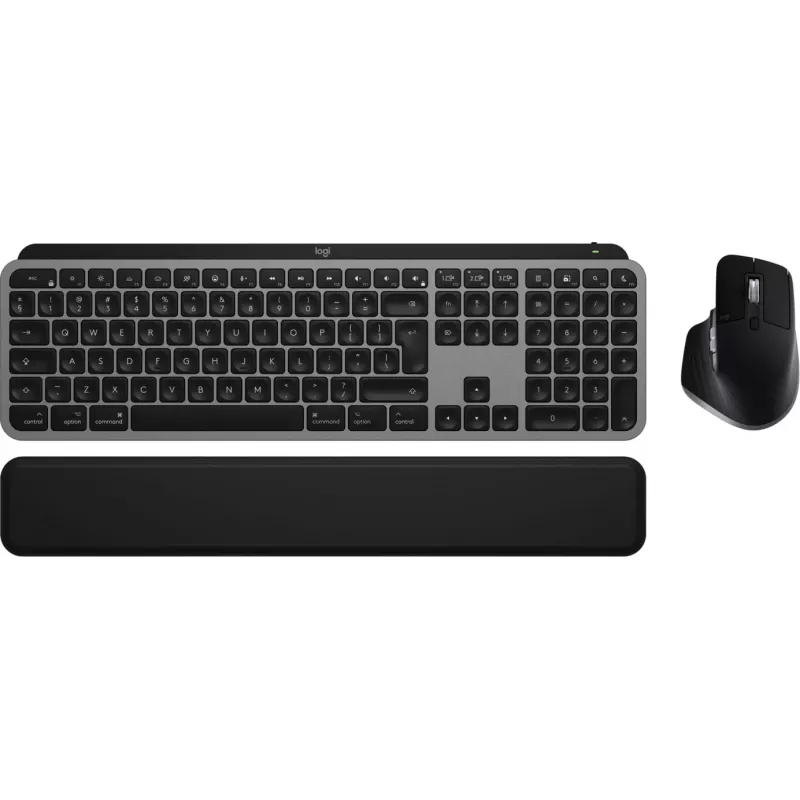 Logitech Master Series MX Keys S Combo für Mac – hintergrundbeleuchtet – kabellos (920-012845)