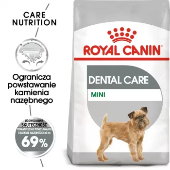 Trockenfutter für Hunde Royal Canin Mini Dental Care 3 kg — ausgewachsene kleine Rassen, Geflügel, Zahnpflege