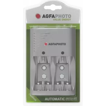 AgfaPhoto ACCUCharger Value Energy AA/AAA/9V 140-849959 - Batterie - 9V-Block