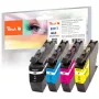 Peach Multipack mit Chip, kompatibel mit Brother LC-3217VALP