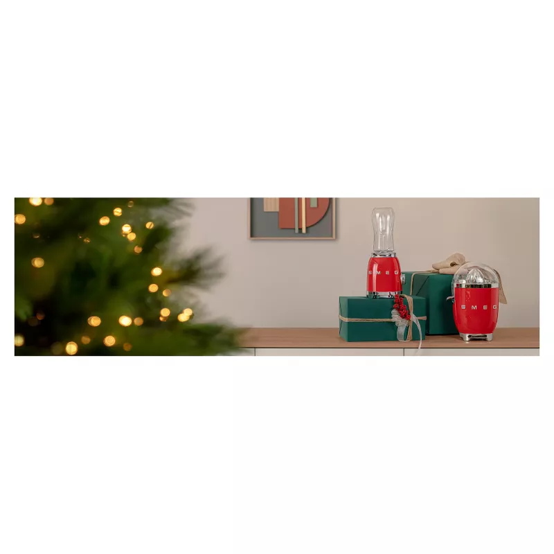 Elektrische Zitruspresse Smeg CJF11RDEU 70 W Rot Edelstahl
