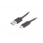 Lanberg CA-USBO-31CU-0018-BK USB-Kabel 1,8 m USB 3.2 Gen 1 (3.1 Gen 1) USB-C USB-A Schwarz (CA-USBO-31CU-0018-BK)