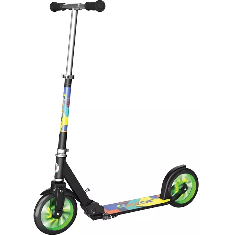 Classic scooter Razor A5 Lux Light-Up — Aluminiumrahmen, 20 cm PU-Räder, faltbar, max. Belastung 100 kg
