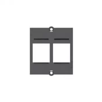 Bachmann 2-fach Keystone-Steckdose schwarz 917.000