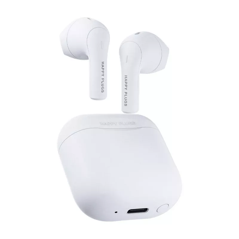 Headset happy plugs JOY TWS In-Ear Bluetooth für Anrufe, Musik, Sport — Weiß, 20–20000 Hz