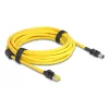 Netzwerkkabel DeLOCK 81253 Schwarz Gelb 5m Cat6