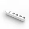 Intelligente Steckdosenleiste Gembird TSL-PS-S4U-01-W 4 AC-Ausgänge 3880 W Weiß