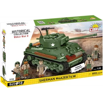 Blocks Sherman M4A2E8 865 Bausteine