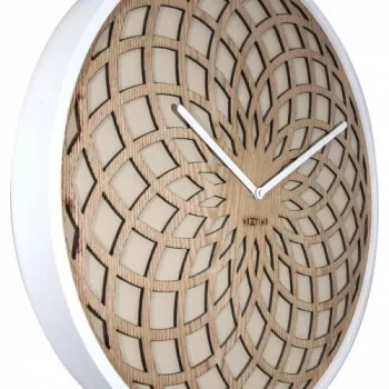 NeXtime Uhr 3150be Sun Small, Ø35 cm, Wand, Beige