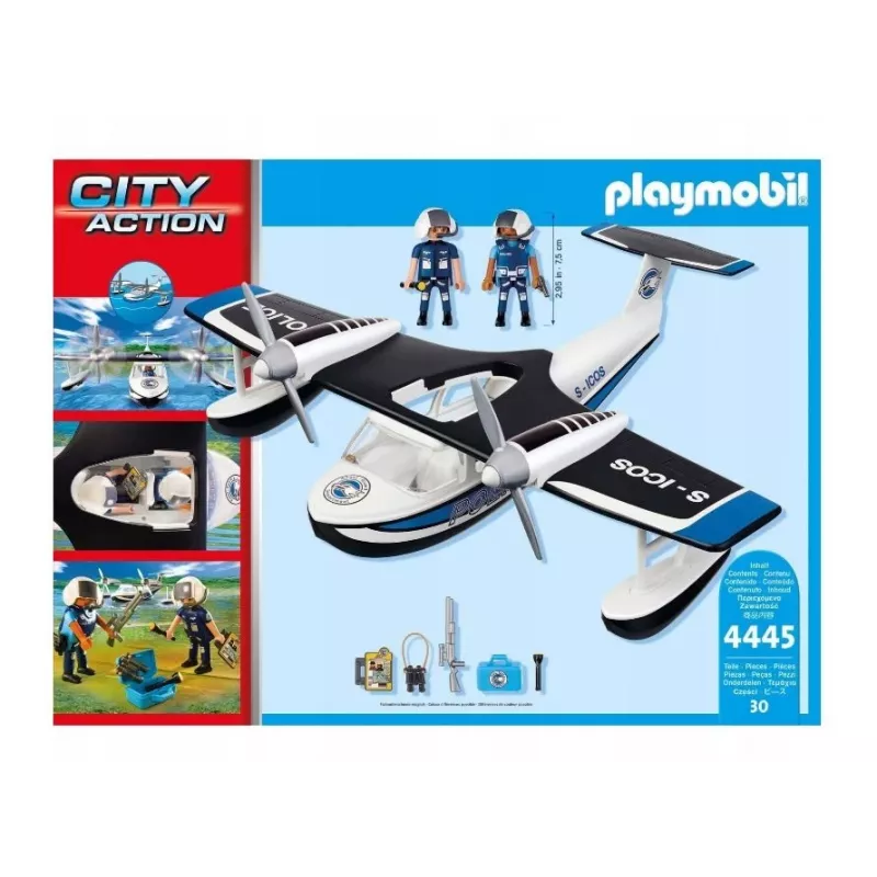 Figurenset City Action 4445 Polizei-Wasserflugzeug