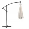 Gartenschirm Extralink L-0713 3 m Durchmesser, beiges Dach, Modell BLACK FOREST