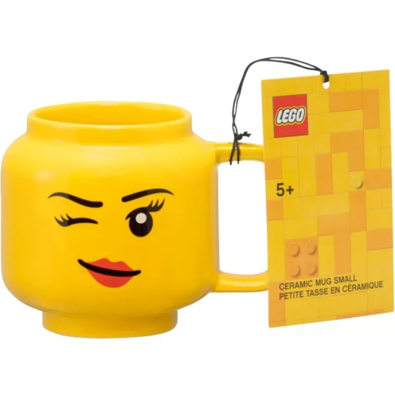 Keramikbecher room copenhagen Winking Girl Small Gelb 40460803, 250–350 ml