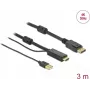 HDMI-zu-DisplayPort-Kabel DeLOCK 85965 4K 30Hz 3m