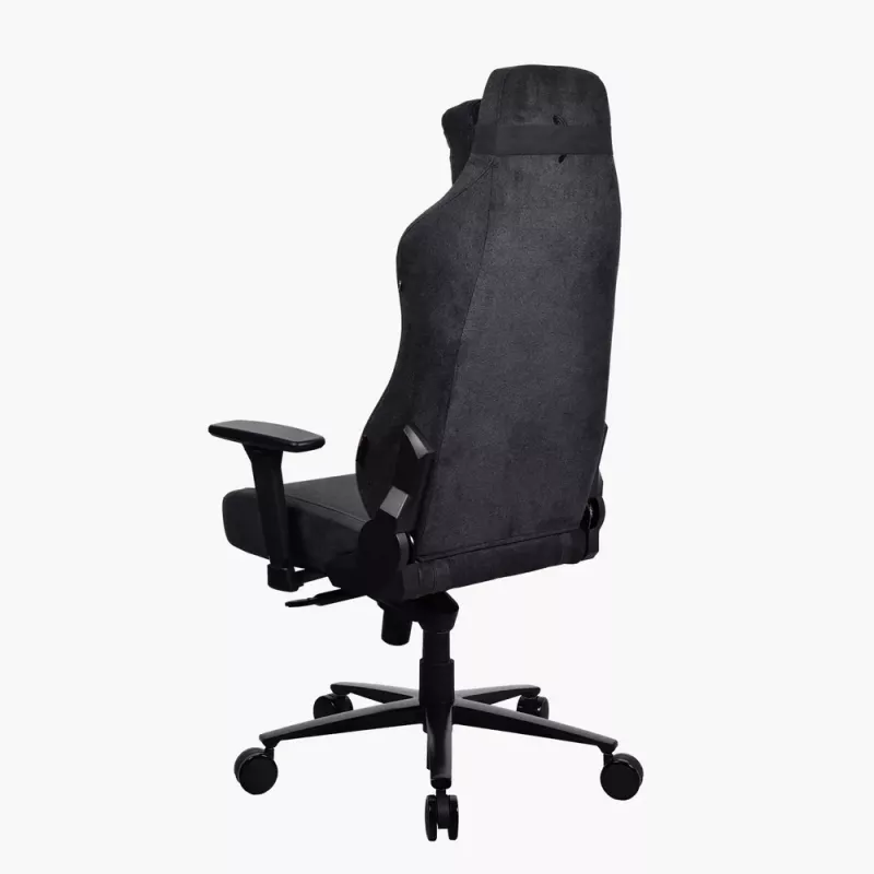 Arozzi Soft Fabric/Metal/Aluminium | Gaming-Stuhl | Vernazza Soft Fabric | Pure Black