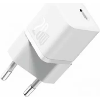 Baseus Gan5 Fast Charger Mini 1C 20W Smartphone Universal Weiß