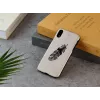man and wood Smartphone-Hülle für iPhone XR, Indian Schwarz, schützende Hartschale