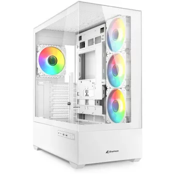 PC-Gehäuse Sharkoon AK6 RGB, ATX, Weiß