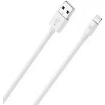 Mobiltelefonkabel RealPower 385240 2m USB A Lightning Weiß