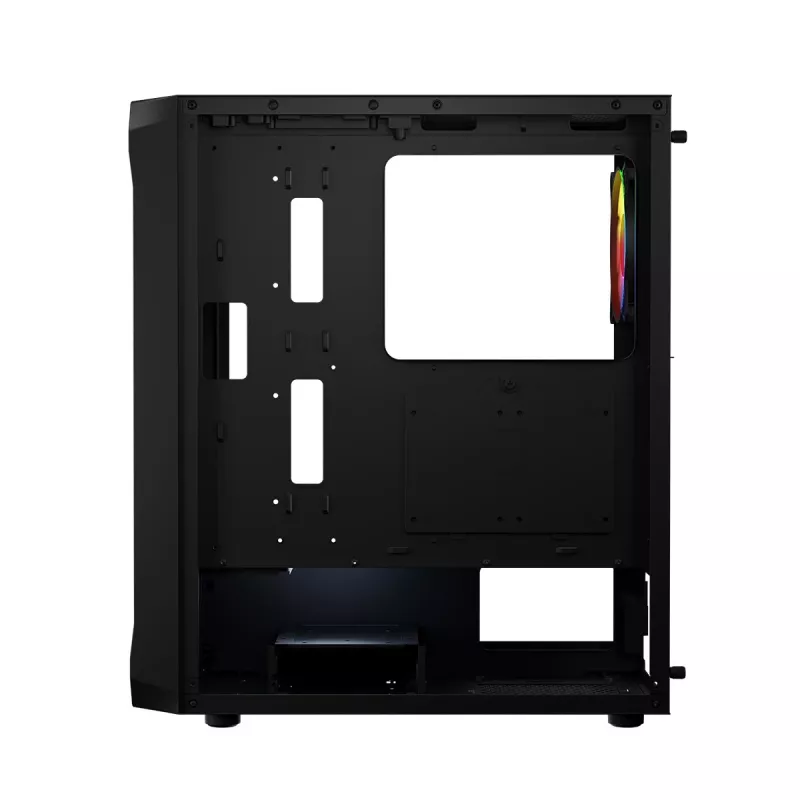 LOGIC CONCEPT Portos ARGB ATX Mid-Tower-Gehäuse, schwarz