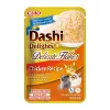 Nassfutter-Leckerli INABA Dashi Delights Delicate Flakes Huhn 40 g – diätetisch, 86 % Feuchtigkeit, 12 % Protein