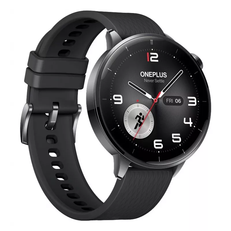Smartwatch ONEPLUS Watch 3 43mm — 1,32 Zoll AMOLED, Snapdragon W5, GPS, NFC, IP68, 5 ATM, 354 mAh, Edelstahlgehäuse