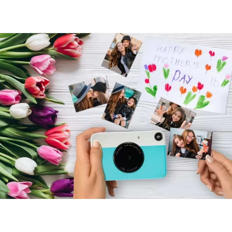 Kodak PRINTOMATIC Sofortbildkamera, 2x3'', Blau