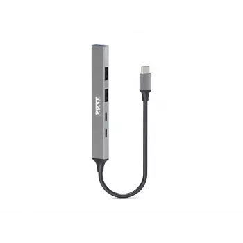 USB Hub Port Designs 900163 Type-C 5000 Mbit/s Silber