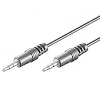 Audiokabel 3,5 mm Stecker auf Stecker MediaRange MRCS140 1 m Schwarz