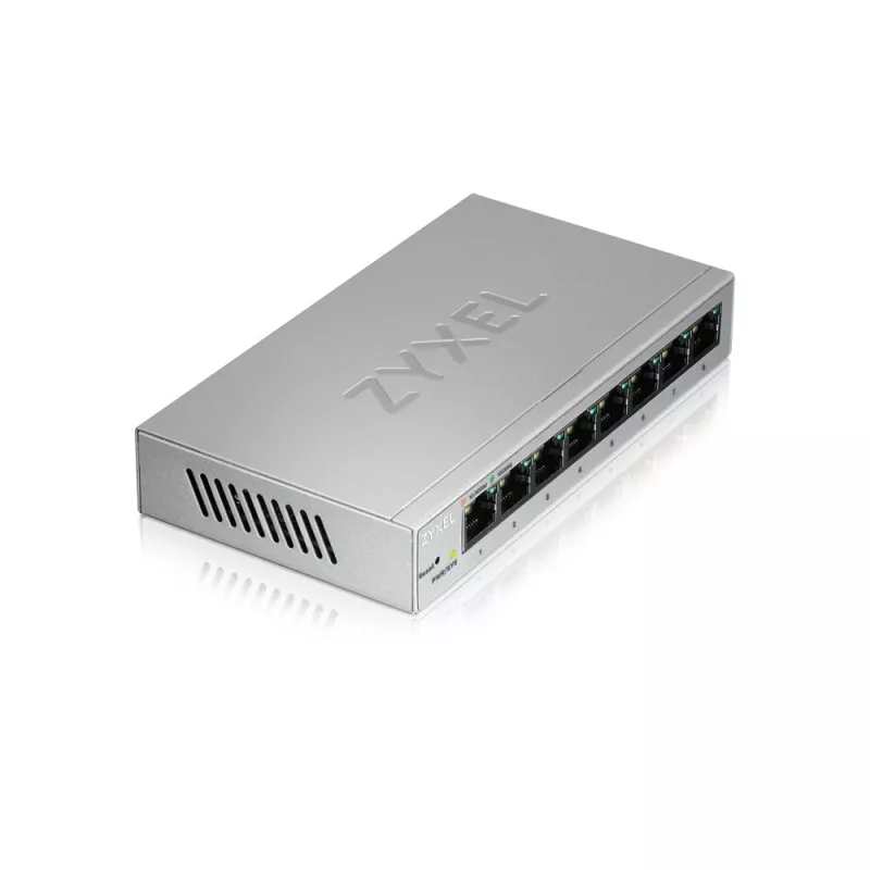 Zyxel GS1200-8 Managed Gigabit Ethernet (10/100/1000) Silber