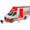 Bruder 1/16 Mercedes-Benz Sprinter Krankenwagen mit Fahrer