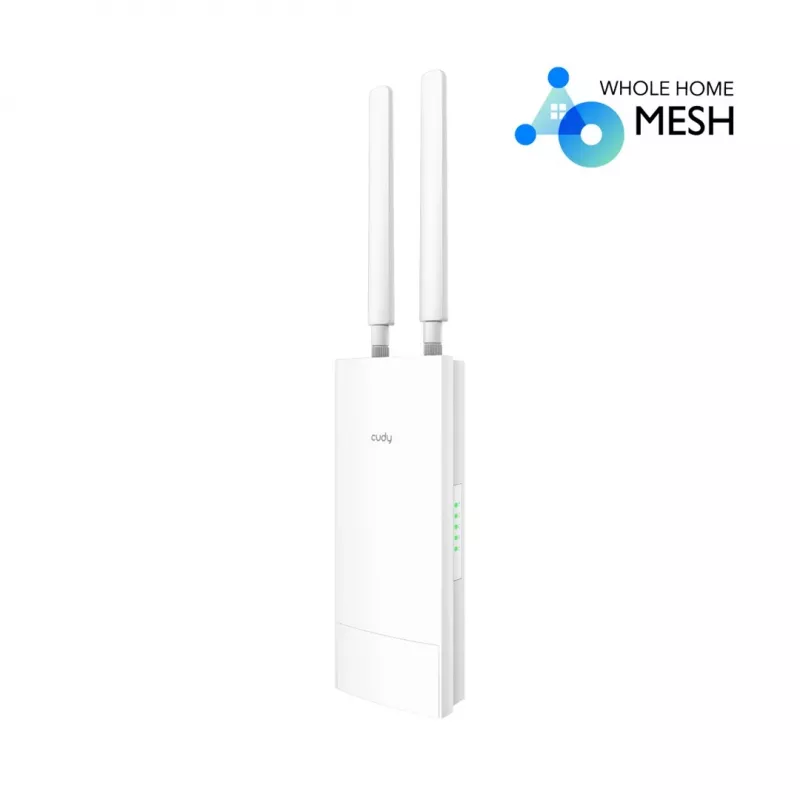 Outdoor Access Point Cudy AP3000 Outdoor — Dual-Band 2.4/5 GHz, IP65, PoE, 1x RJ-45, 2× externe RP‑SMA Antennen