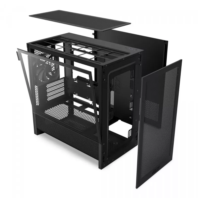NZXT H3 Flow Micro ATX Airflow Gehäuse - Schwarz