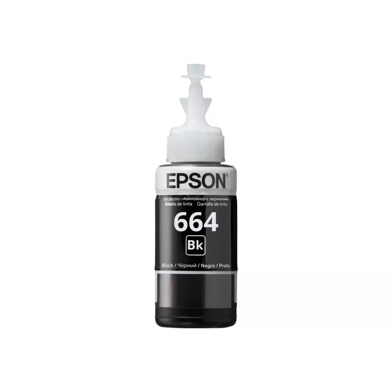 Ink Bottle Epson T6641 70ml Schwarz