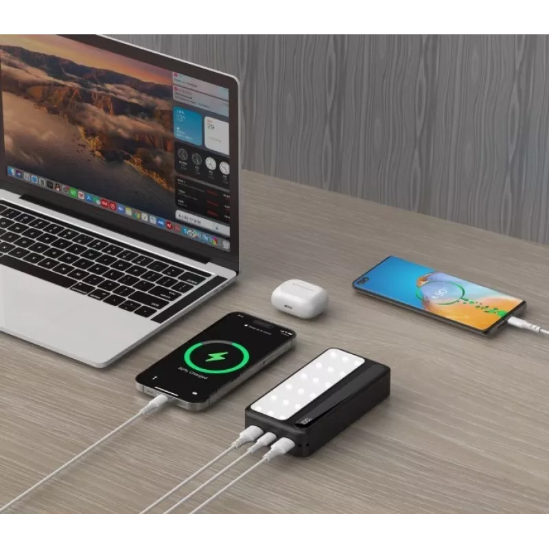 Tragbare Powerbank P20 LCDPD LAMP 20000mAh